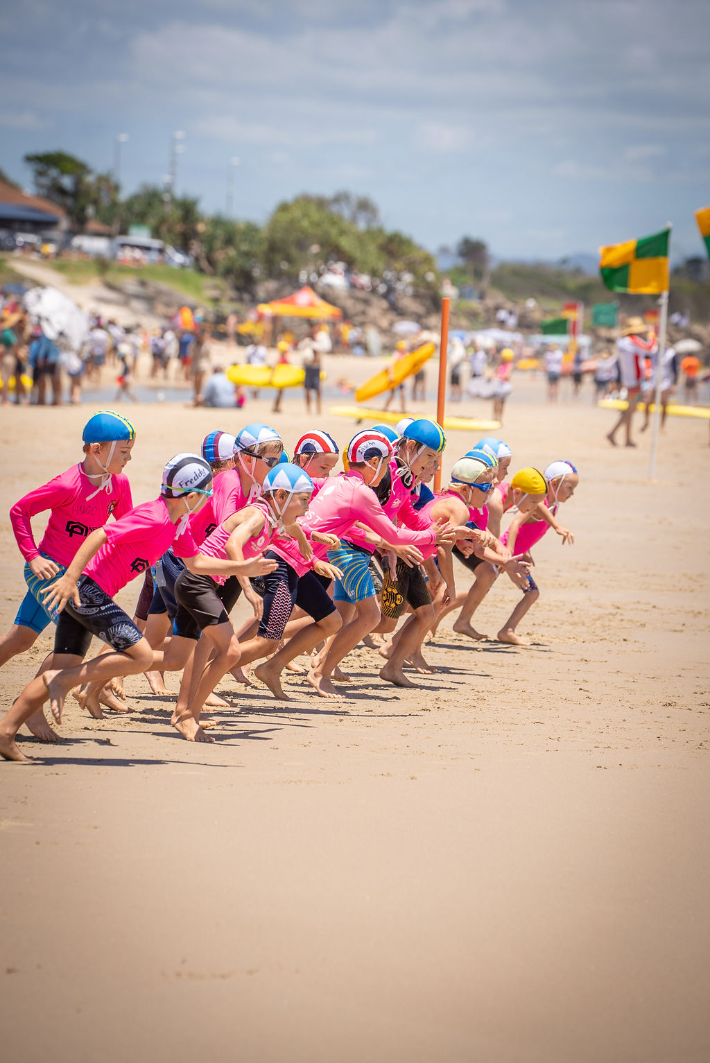 Nippers group on the beach