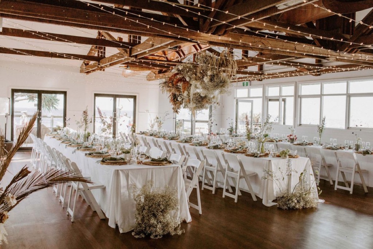 Beachfront ceremony